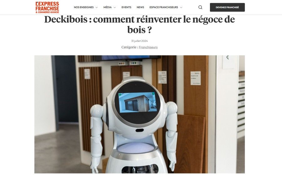 article sur DECKiBOIS paru en juillet 2023 dans : "Commerce International du Bois"