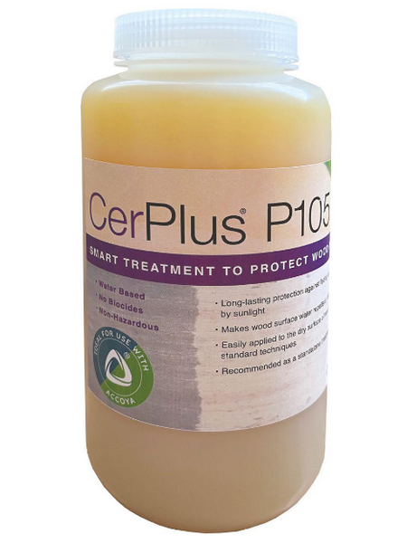CerPlus P105W le seul produit au monde qui évite que le bois ne grise